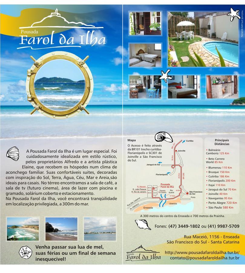 Pousada Farol Da Ilha Residencial Sao Francisco do Sul Eksteriør bilde